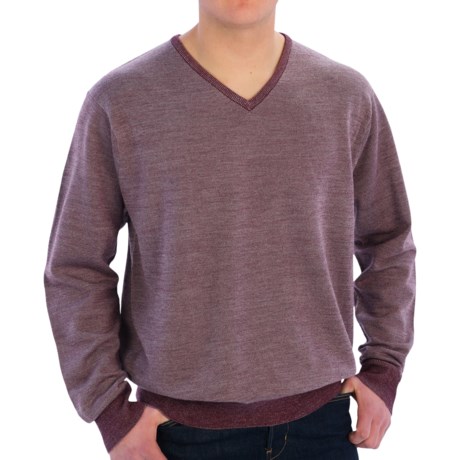 Peter Millar Oxford Sweater - Merino Wool, V-Neck (For Men)