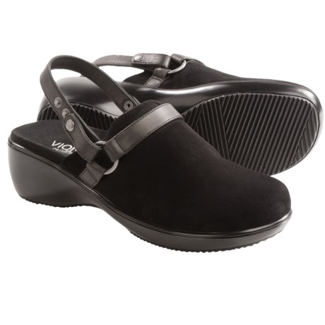 Vionic with Orthaheel Technology Adelaide Clogs - Removable Strap (For Women)