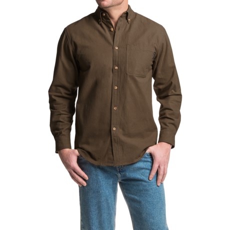 Wolverine Sutton Shirt - Cotton Chamois, Long Sleeve (For Men)