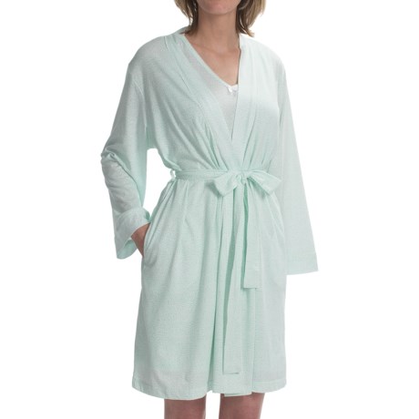 Carole Hochman Jersey Chemise and Robe Travel Set - 2-Piece (For Women)