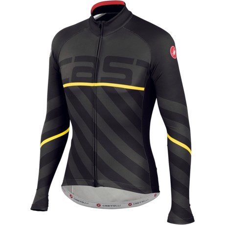 Castelli Vertigo Cycling Jersey - Full Zip, Long Sleeve (For Men)