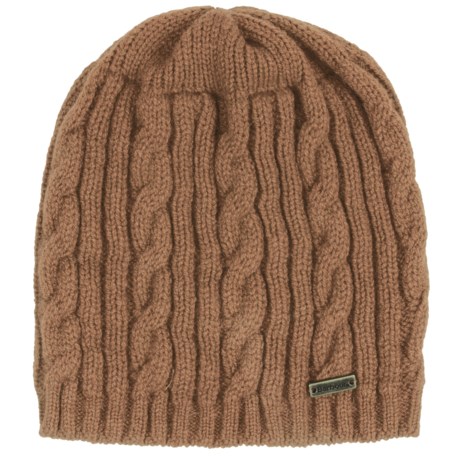 Barbour Blaydon Beanie - Cable-Knit Lambswool (For Women)