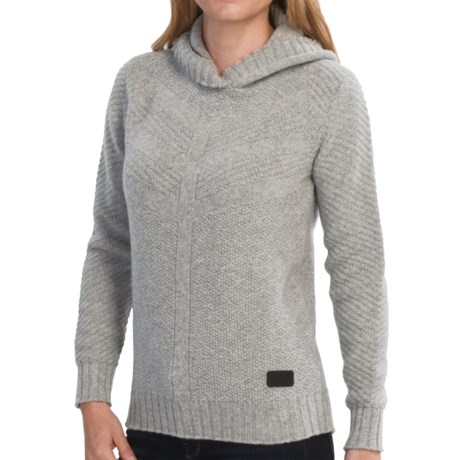Barbour Axis Hooded Sweater - Lambswool (For Women)