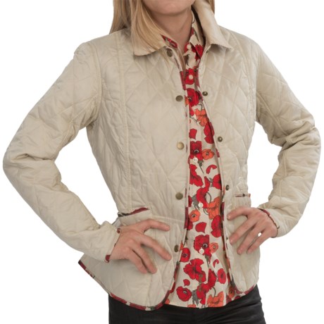 Barbour Summer Liddesdale Quilted Jacket - Printed Trim (For Women)