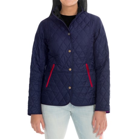 Barbour Chestnut Diamond Quilted Jacket (For Women)