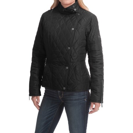 Barbour Axel Quilted Moto Jacket - Tailored Fit (For Women)