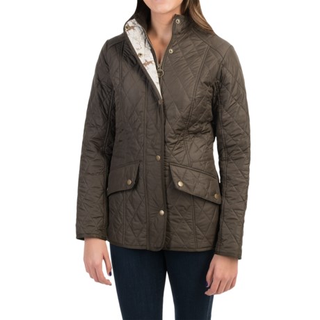 Barbour Cavalry Quilted Jacket - Horse Print Lining (For Women)