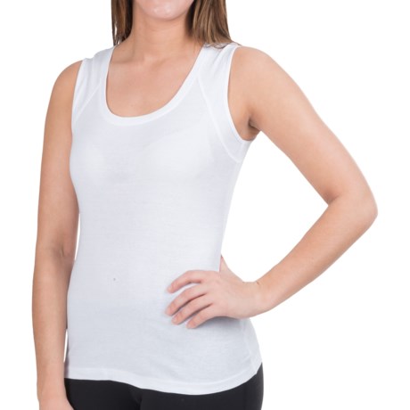 Lilla P Seamed Scoop Tank Top (For Women)