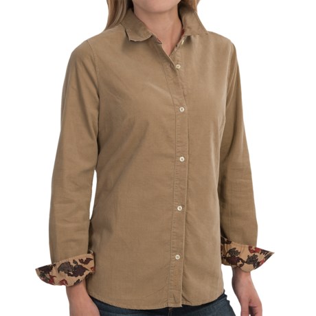 Barbour Oldstead Cotton Corduroy Shirt - Long Sleeve (For Women)