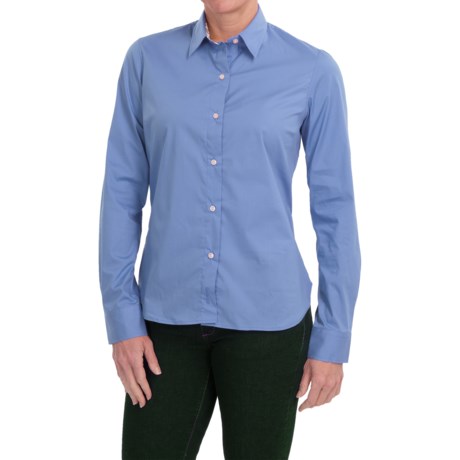 Barbour Giselle Stretch Cotton Shirt - Long Sleeve (For Women)