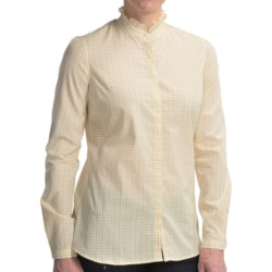 Barbour Hedley Cotton Shirt - Frill-Top Collar, Long Sleeve (For Women)
