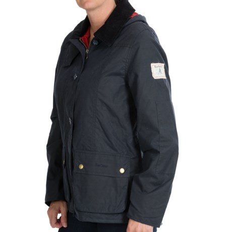 Barbour Shore Jacket - Sylkoil Waxed Cotton (For Women)