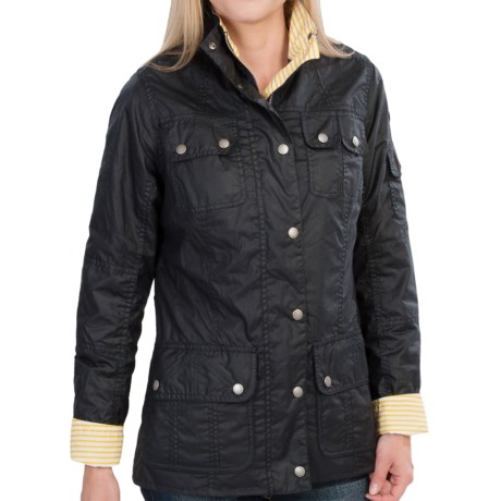 Barbour Avonmouth Double Pocket Jacket - Waxed Cotton (For Women)