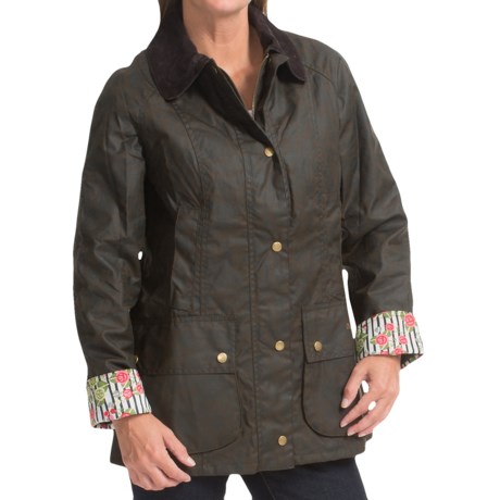 Barbour Adagio Jacket - Waxed Cotton (For Women)