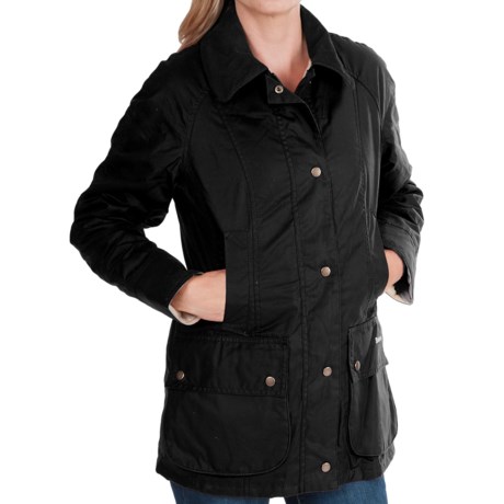 Barbour Hexachrome Quilted Jacket - Waxed Cotton (For Women)