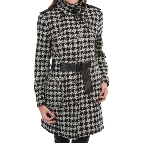 Barbour Popham Belted Wool Coat (For Women)