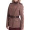 Barbour Lutwidge Herringbone Belted Wool Jacket (For Women)