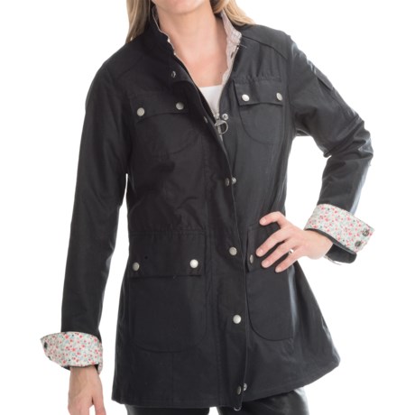 Barbour Stirrup Tattersall Lined Jacket - Waxed Cotton (For Women)