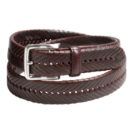Woolrich Berwick Braided Leather Belt (For Men)