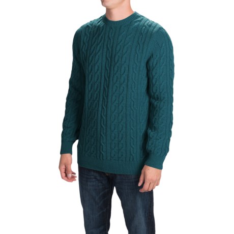 Barbour Lambswool Pantone Cable Sweater (For Men)