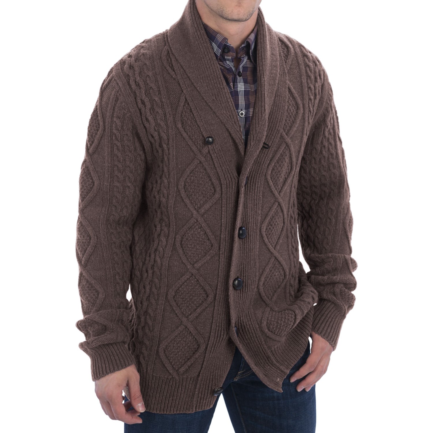 Barbour Kirktown Shawl Cardigan Sweater (For Men) 8779A - Save 56%