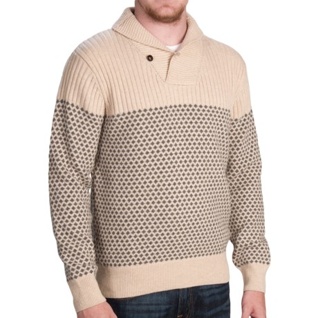 Barbour Windale Sweater - Lambswool, Shawl Collar (For Men)