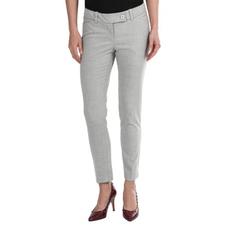 Specially made Flat Front Heathered Skinny Pants (For Women)