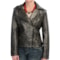 Cripple Creek Metallic Moto Jacket - Faux Leather (For Women)