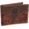 Cowboys of Faith Roper  Floral Wallet - Hand-Tooled Leather (For Men)