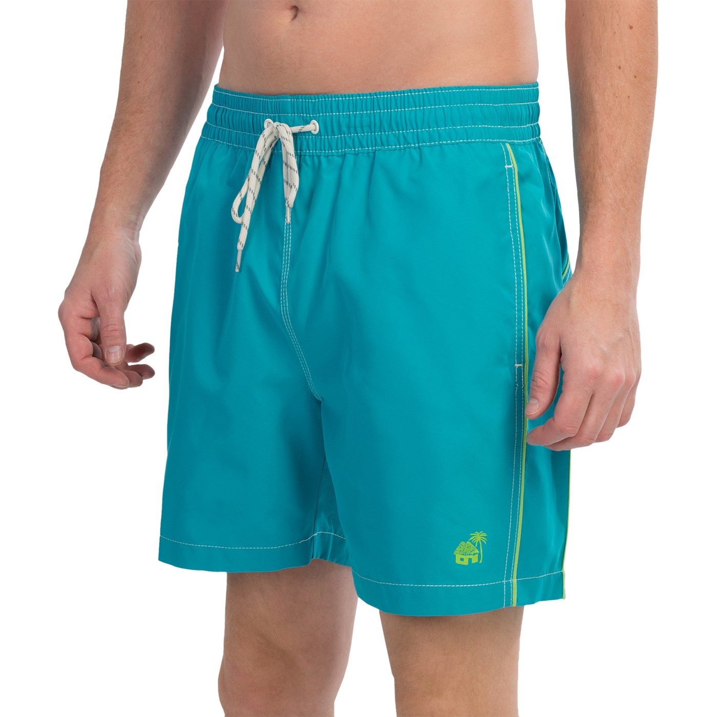 Caribbean Joe Solid Swim Trunks (For Men) 8796N 65