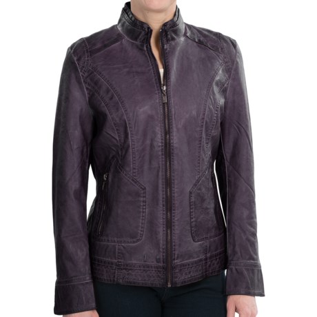 FDJ French Dressing Moto Jacket - Faux Leather (For Women)