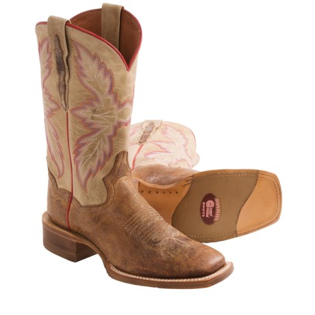 Dan Post Flagger Cowboy Boots - 11”, Square Toe (For Women)