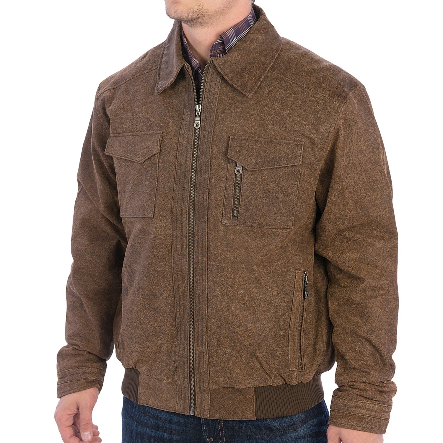 Cripple Creek Leather Jacket (For Men) 8809N - Save 45%