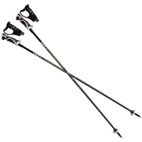 LEKI Carbon 14S Ski Poles - Pair, Fixed Length (For Men and Women)