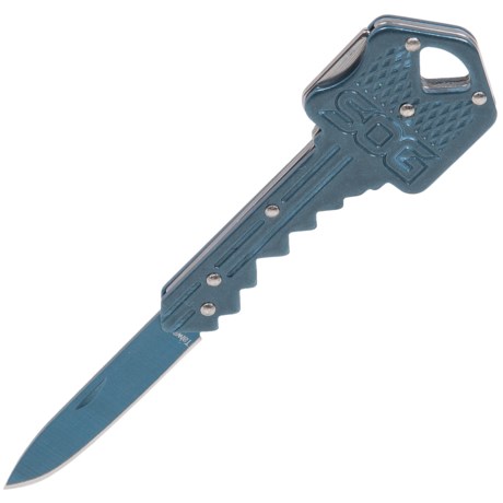SOG Key Folding Knife - Straight Edge
