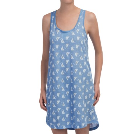 St Eve St. Eve Printed Cotton Nightgown - Sleeveless (For Women)