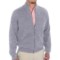 Smith & Tweed Mercerized Merino Wool Sweater - Full Zip (For Men)