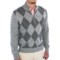 Smith & Tweed Sweater - Merino Wool, Zip Neck (For Men)