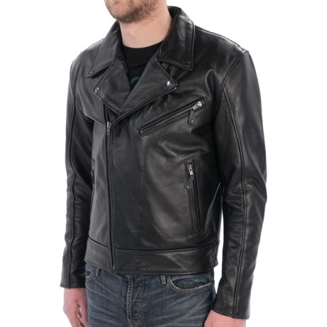 Mossi Police Premium Leather Jacket (For Men)
