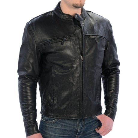 Mossi Cruiser Premium Leather Jacket (For Men)