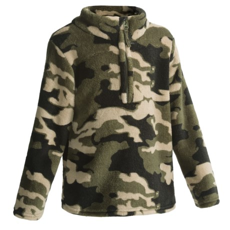 Onekid Fleece Pullover Jacket - Zip Neck (For Kids)
