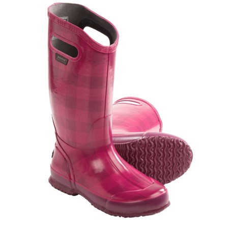 Bogs Footwear Buffalo Plaid Rain Boots - Waterproof (For Women)