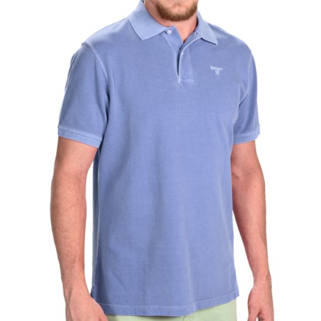 Barbour Washed Sports Polo Shirt - Short Sleeve (For Men)