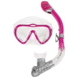U.S. Divers Starlett LX Mask and Tucson Snorkel Set (For Women)