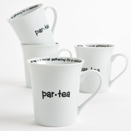 R2 Zrike Brands Definition Tea Mugs - Porcelain, Set of 4