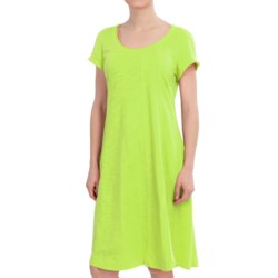 Neon Buddha Lifestyle Slub Jersey Swing Dress - Short Sleeve (For Women)