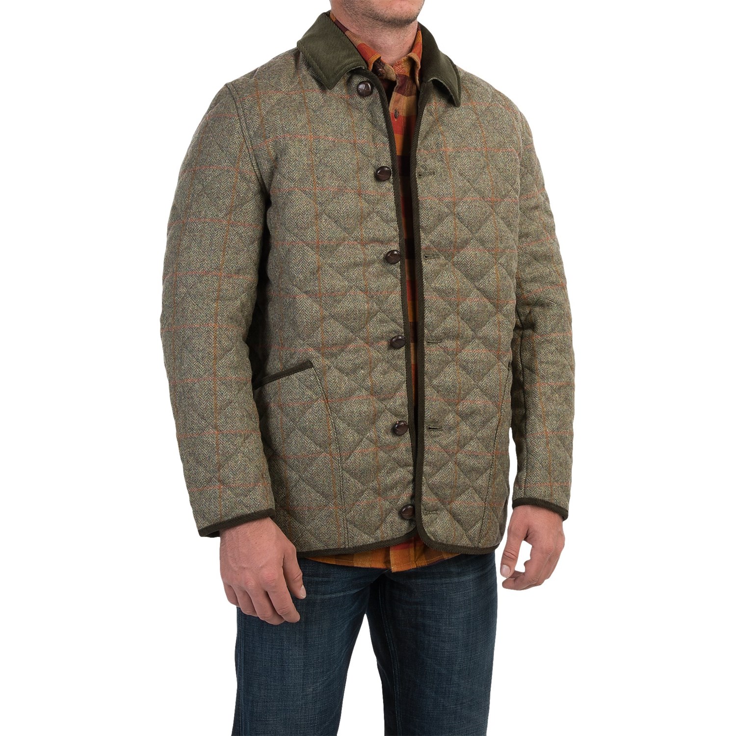 Barbour Brouse Quilted Lined Wool Jacket (For Men) 8938F - Save 62%