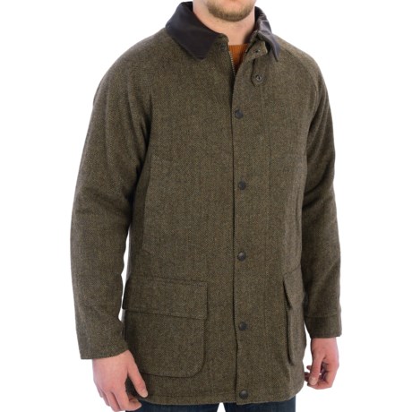Barbour Tweed Gamefair Wool Coat - Insulated (For Men)