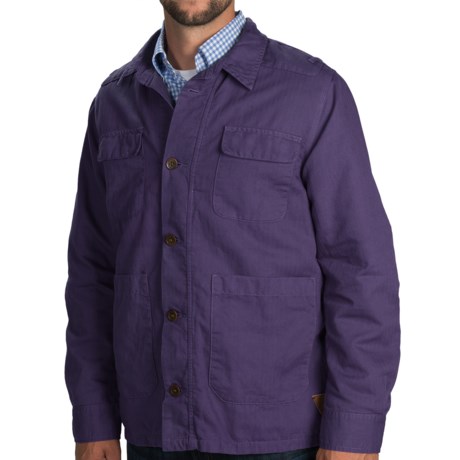 Barbour Needle Shirt Jacket - Cotton/Linen, Long Sleeve (For Men)