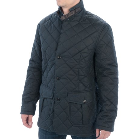 Barbour Bildung Quilted Jacket - Sylkoil Waxed Cotton, Insulated (For Men)